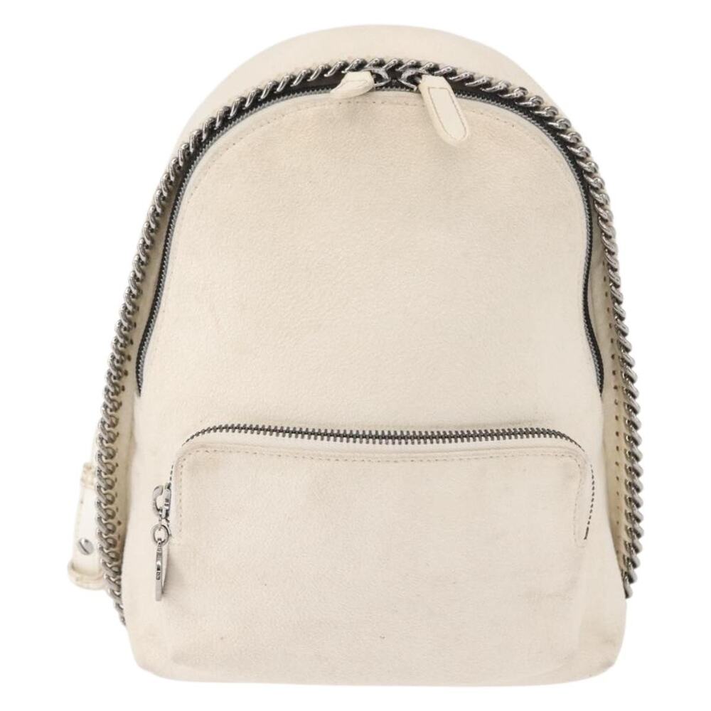 Stella Mccartney Polyester Falabella Backpack White